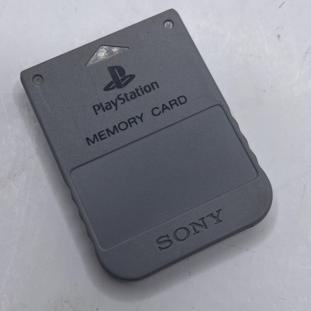 Memory Card SCPH-1020 Official 1MB Grey OEM Save Card (Sony PlayStation, )